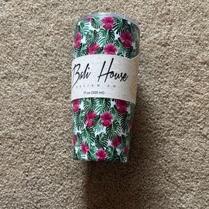 Brand New Bali House Floral Tumbler